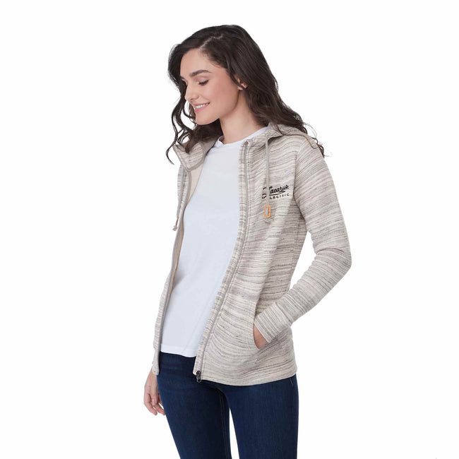 Tentree Space Dye Full Zip Fleece Hoodie for Women Transfer
