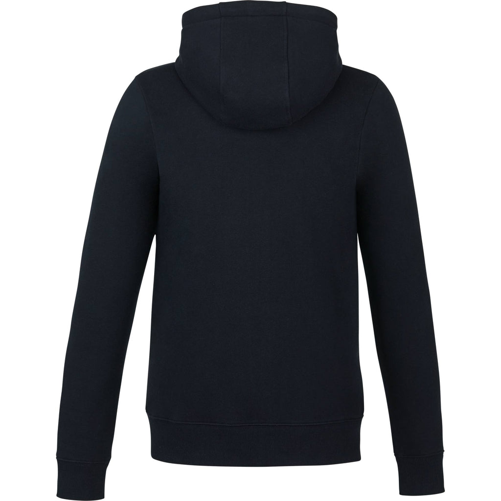 Tentree Space Dye Full Zip Fleece Hoodie for Women Transfer - ten Meteorite Black - Back