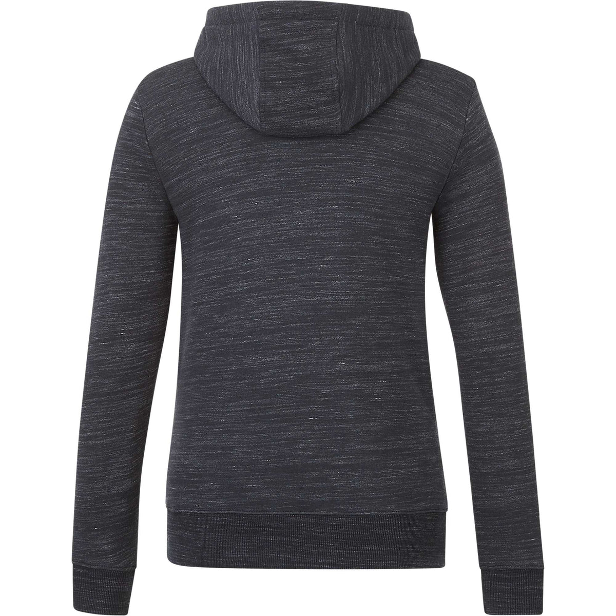 Tentree Space Dye Full Zip Fleece Hoodie for Women Transfer - ten Meteorite Black Space Dye - Back