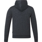 Tentree Stretch Knit Full Zip Hoodie for Men Embroidery - ten Granite Grey Space Dye - Back