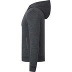 Tentree Stretch Knit Full Zip Hoodie for Men Transfer - ten Granite Grey Space Dye - Left Side