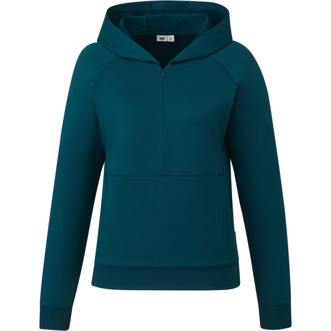Tentree Stretch Knit Quarter Zip Hoodie for Women Embroidery