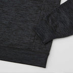 Tentree Stretch Knit Quarter Zip Hoodie for Women Transfer - ten Granite Grey Space Dye - Detail Cuff
