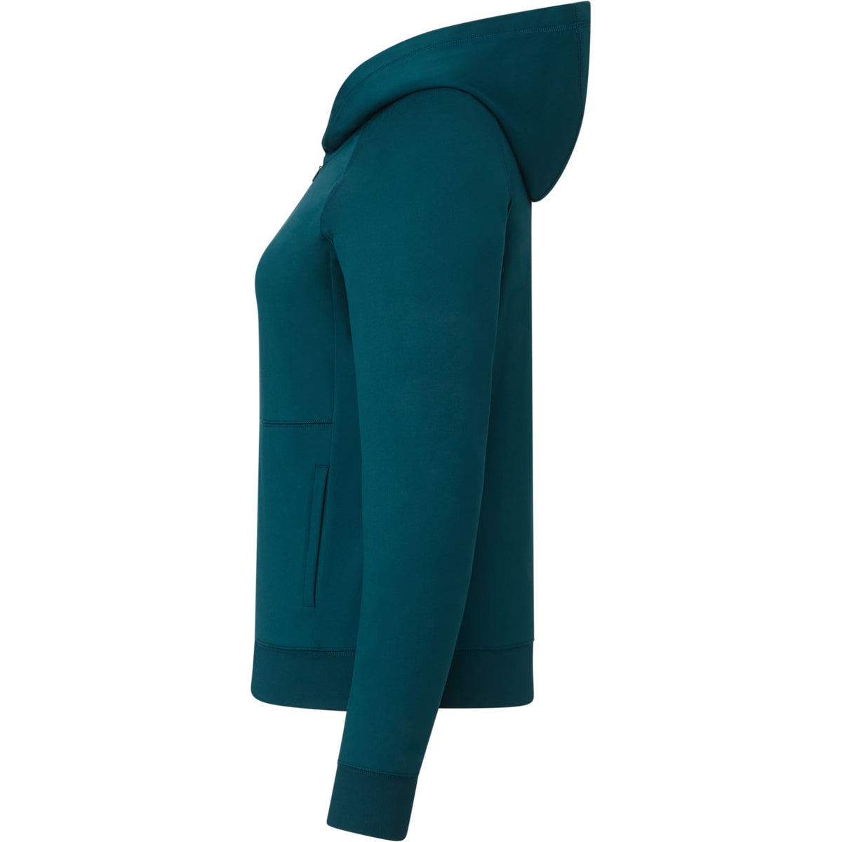 Tentree Stretch Knit Quarter Zip Hoodie for Women Transfer - ten Reflecting Pond - Left Side