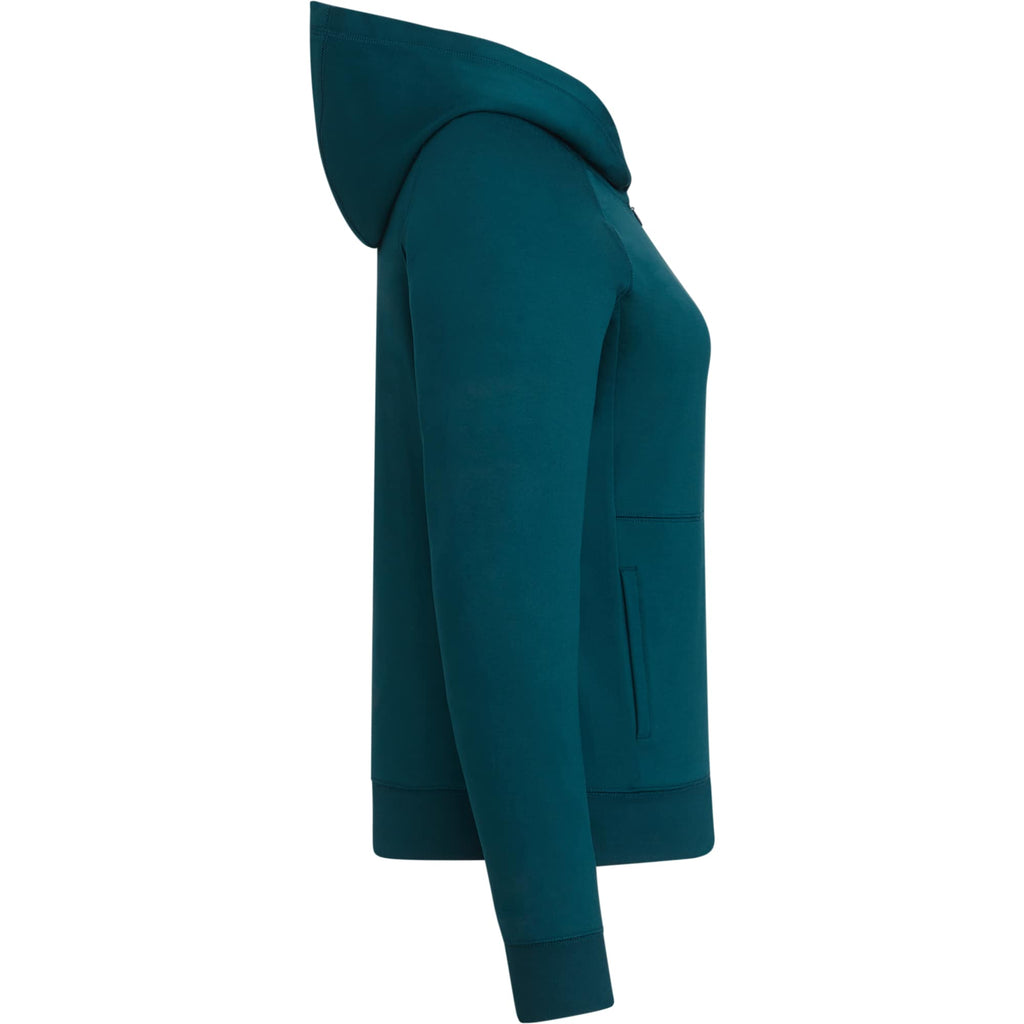 Tentree Stretch Knit Quarter Zip Hoodie for Women Transfer - ten Reflecting Pond - Right Side
