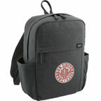 Terra Thread Earth Backpack in Fairtrade Organic Cotton, 15 Inch Transfer - Charcoal - Right Angle