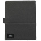 Terra Thread Organic Cotton Canvas Notebook Transfer - Charcoal - Back