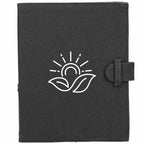 Terra Thread Organic Cotton Canvas Notebook Transfer - Charcoal - Front