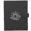 Terra Thread Organic Cotton Canvas Notebook Transfer - Charcoal - Front