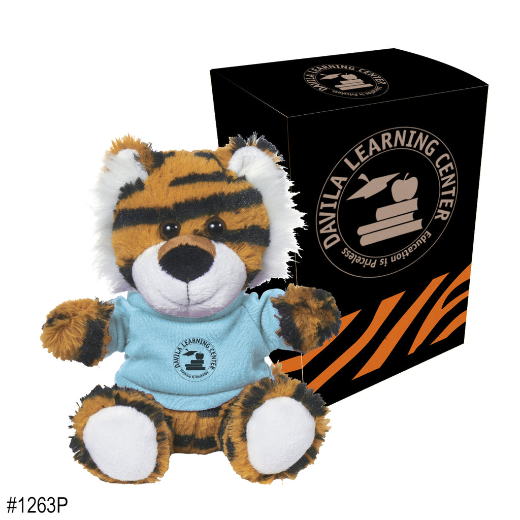 Terrific Tiger Plush Toy, 6 Inch - custombox_e