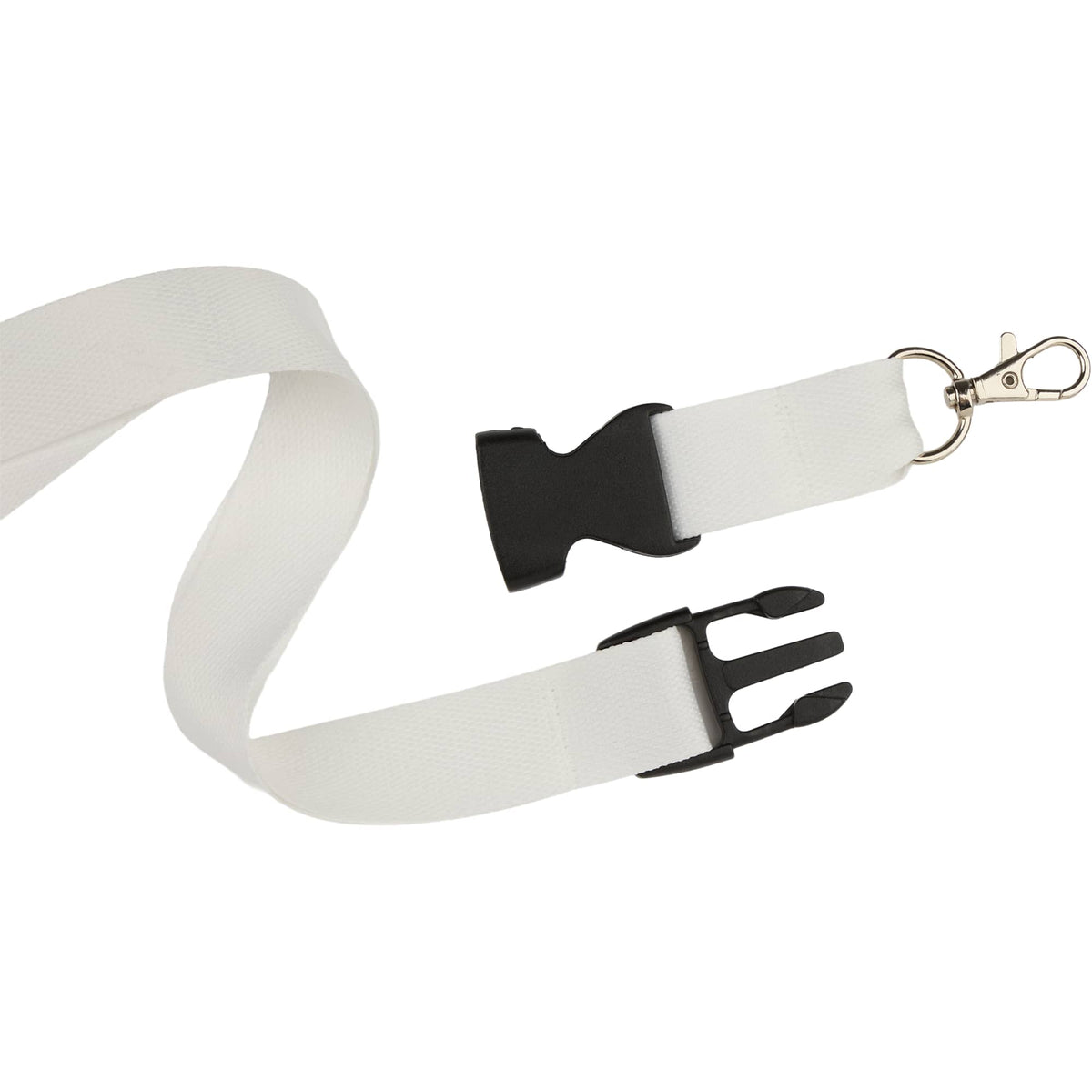 Textured Lanyard with Detachable Clip and D-Ring, 1 Inch Wide Sublimation - Sublimation - Detail 4