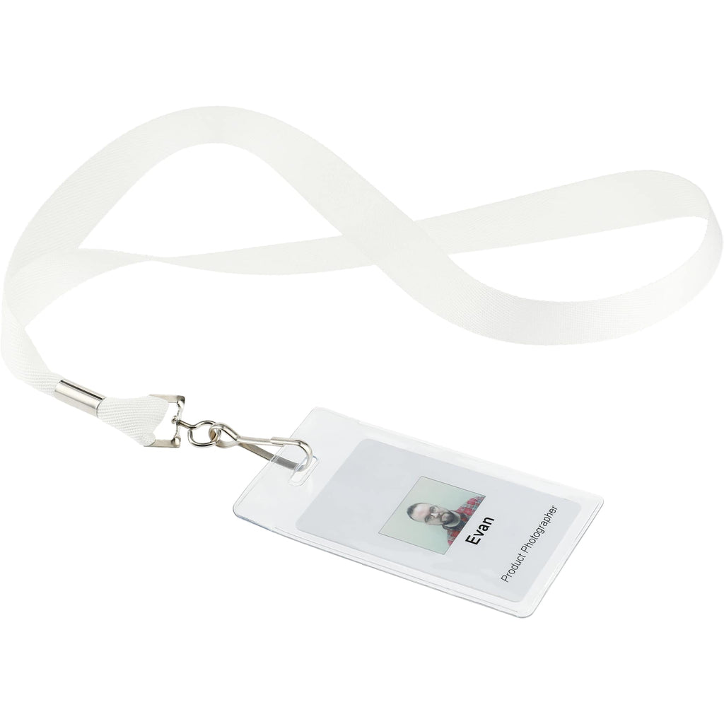 Textured Lanyard with Swivel Hook, 1 Inch Wide Sublimation - Sublimation - Badge