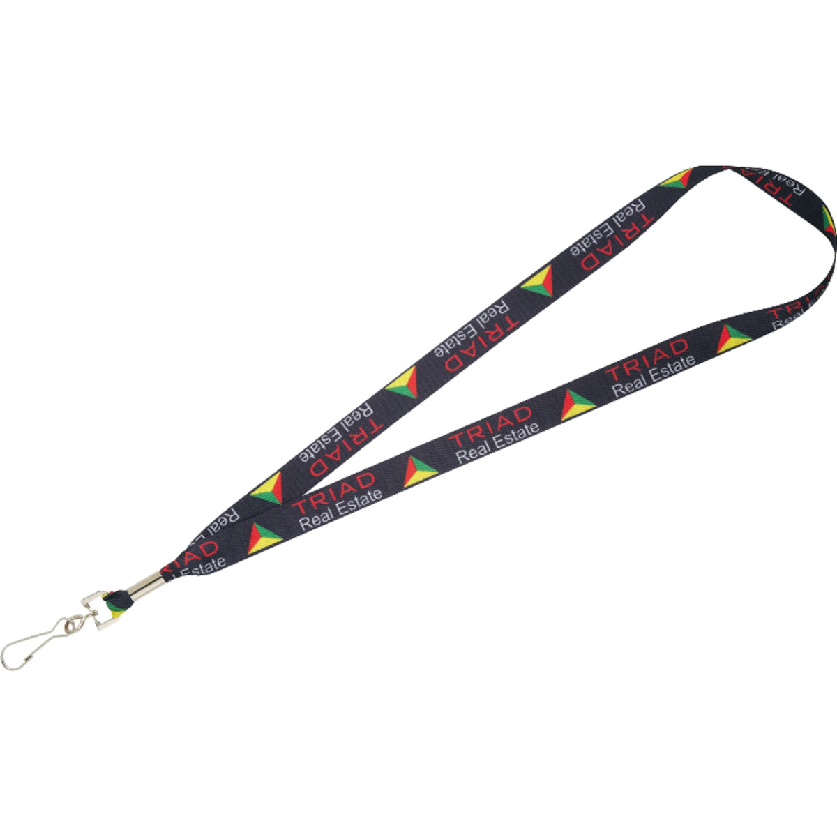 Textured Lanyard with Swivel Hook, 3/4 Inch Wide Sublimation - Sublimation - Front