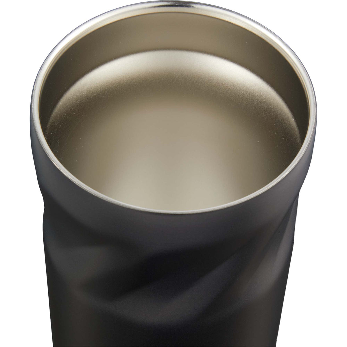 Thalia Geometric Grip Vacuum Tumbler, 16 oz Laser Engraving - Black - Detail 2
