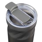 Thalia Geometric Grip Vacuum Tumbler, 16 oz Laser Engraving - Charcoal - Detail