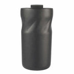 Thalia Geometric Grip Vacuum Tumbler, 16 oz Laser Engraving - Charcoal - Straight