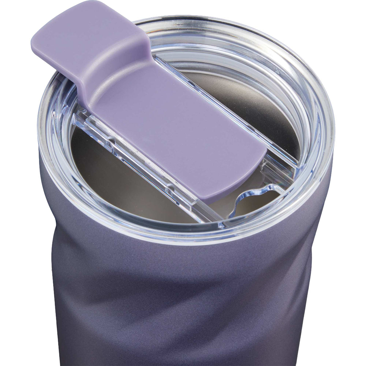 Thalia Geometric Grip Vacuum Tumbler, 16 oz Laser Engraving - Future Dusk - Detail