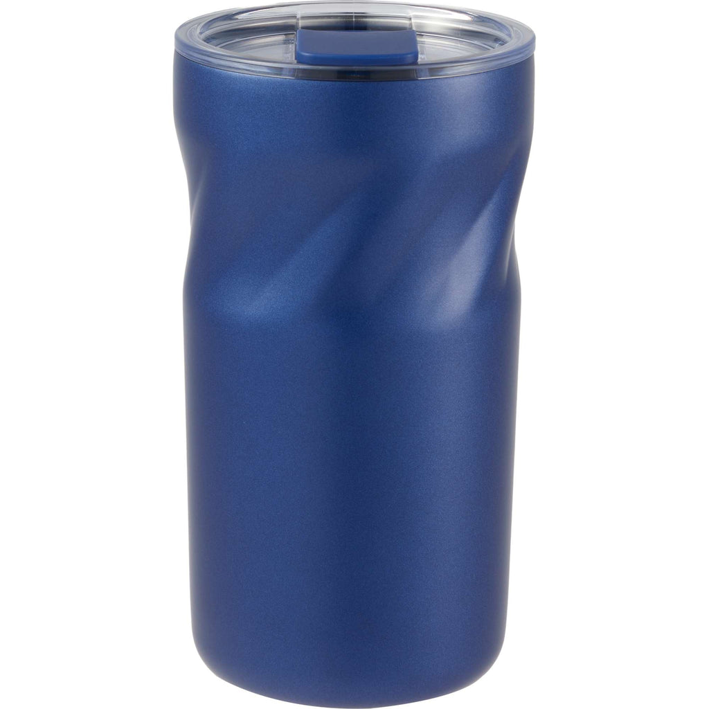 Thalia Geometric Grip Vacuum Tumbler, 16 oz Laser Engraving - Navy - Back