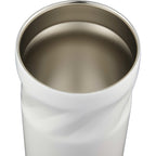 Thalia Geometric Grip Vacuum Tumbler, 16 oz Laser Engraving - White - Detail 2