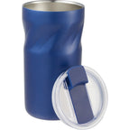 Thalia Geometric Grip Vacuum Tumbler, 16 oz - Navy - Front 2