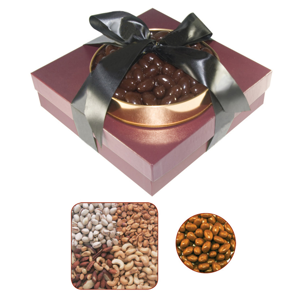 The Beverly Hills Grade A Nuts and Chocolate Almonds - Burgundy - blank4