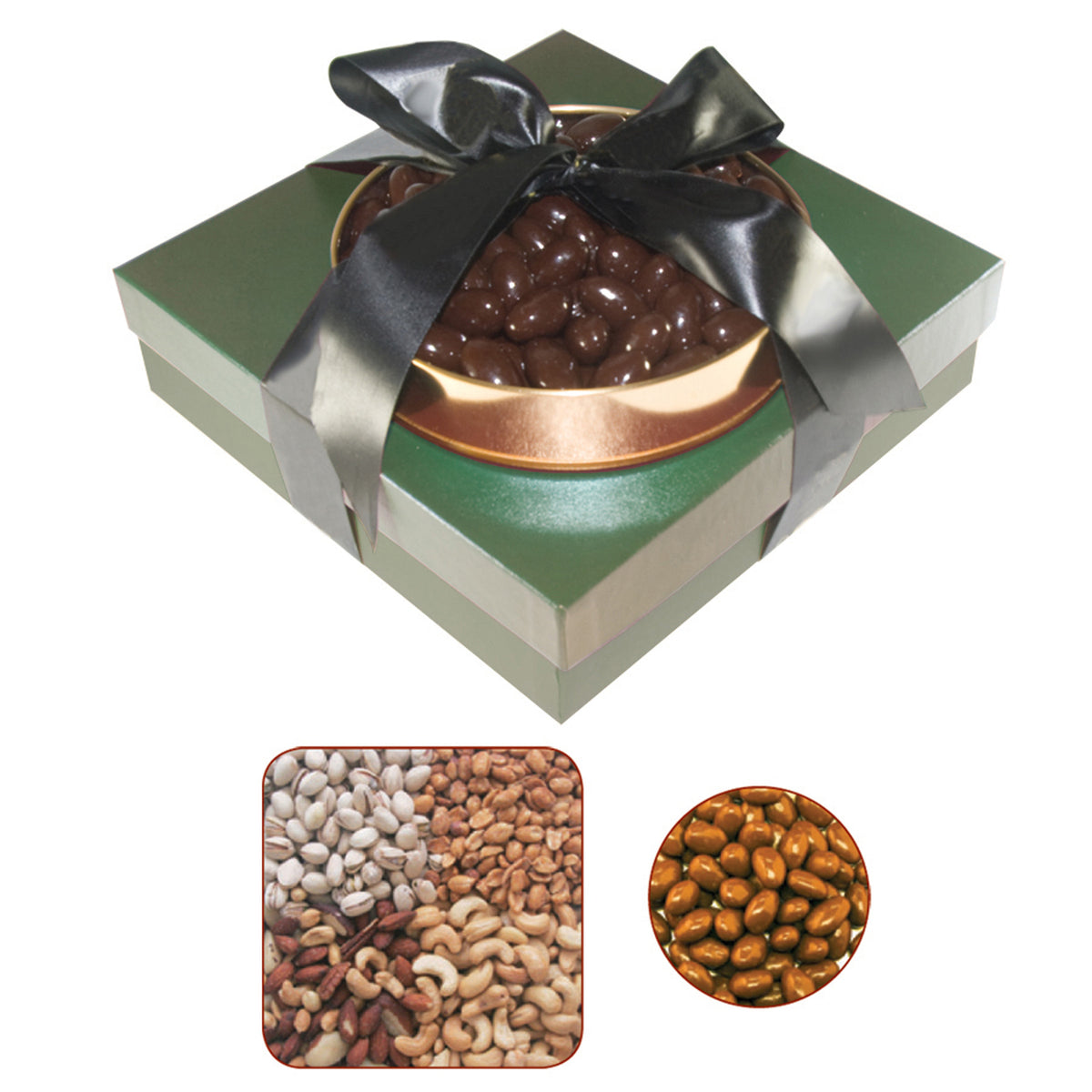 The Beverly Hills Grade A Nuts and Chocolate Almonds - Gold - blank4