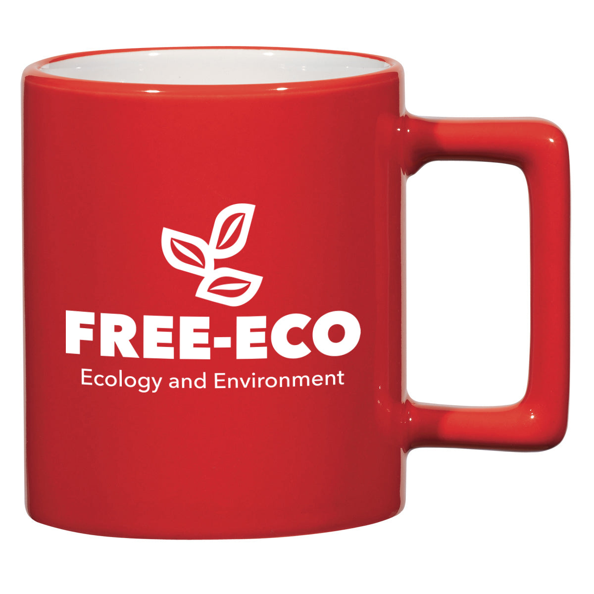 The Joe Mug, 11 oz - Red - Ceramic
