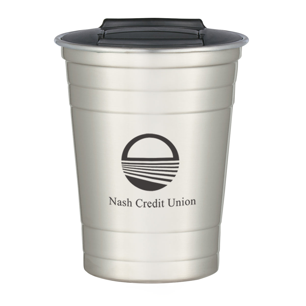 The Stainless Steel Cup, 16 oz - Silver - Silk Screen