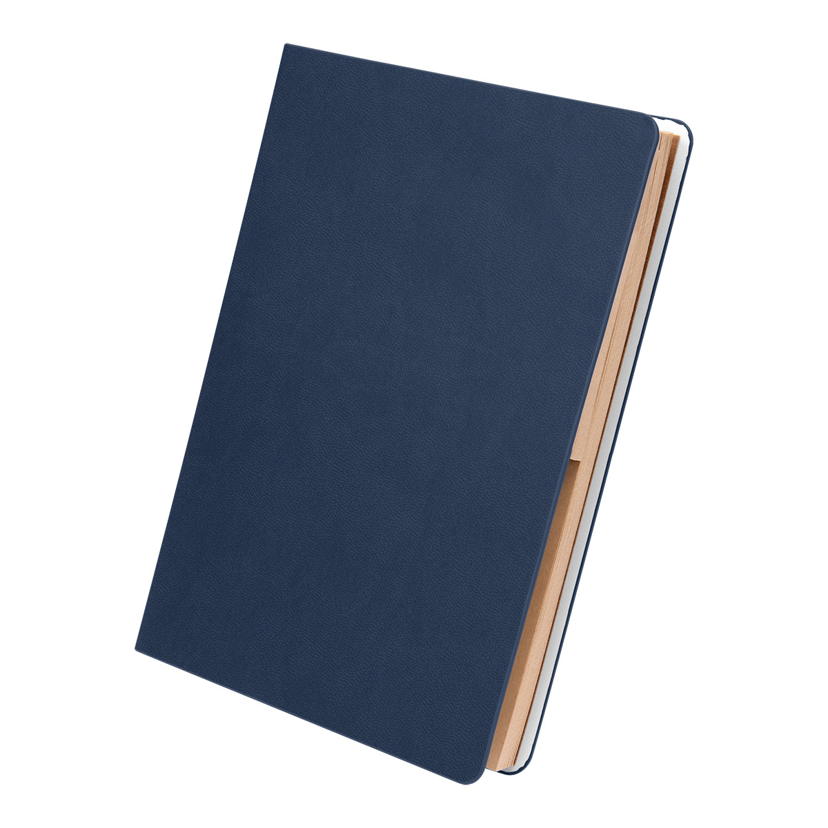Theo Notebook in Kraft Paper with Sticky Notes - Angle