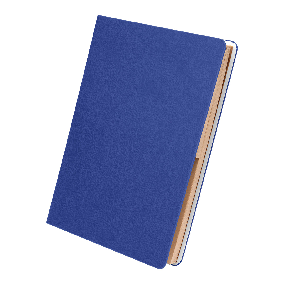 Theo Notebook in Kraft Paper with Sticky Notes - Angle