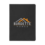 Theo Notebook in Kraft Paper with Sticky Notes - Black - Full Color
