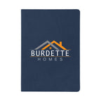 Theo Notebook in Kraft Paper with Sticky Notes - Navy - Full Color