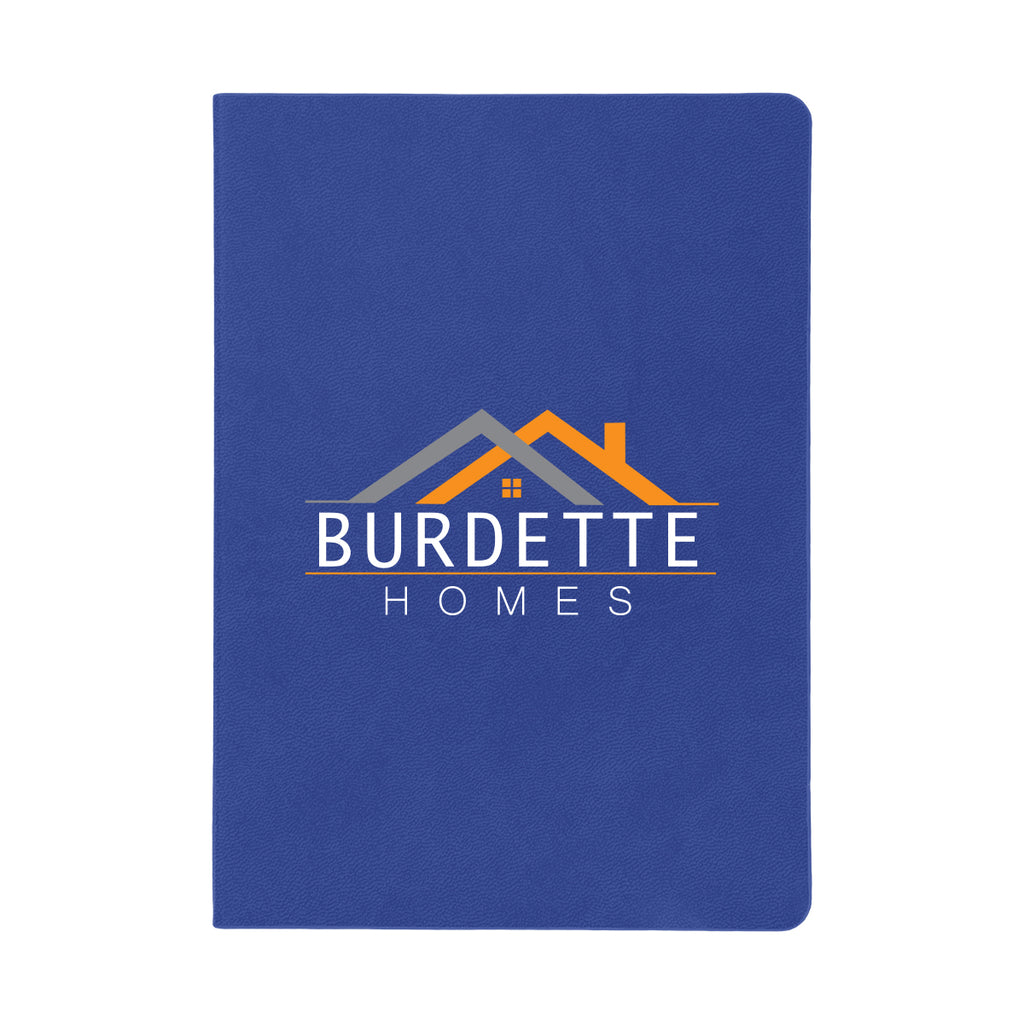 Theo Notebook in Kraft Paper with Sticky Notes - Royal Blue - Full Color