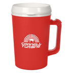 Thermo Insulated Mug, 34 oz - Red - Silskcreen
