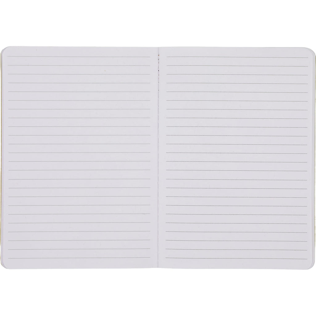 Thin Ruled Notebook with Paper Cover, 5 x 7 Inches - Natural - Front 2