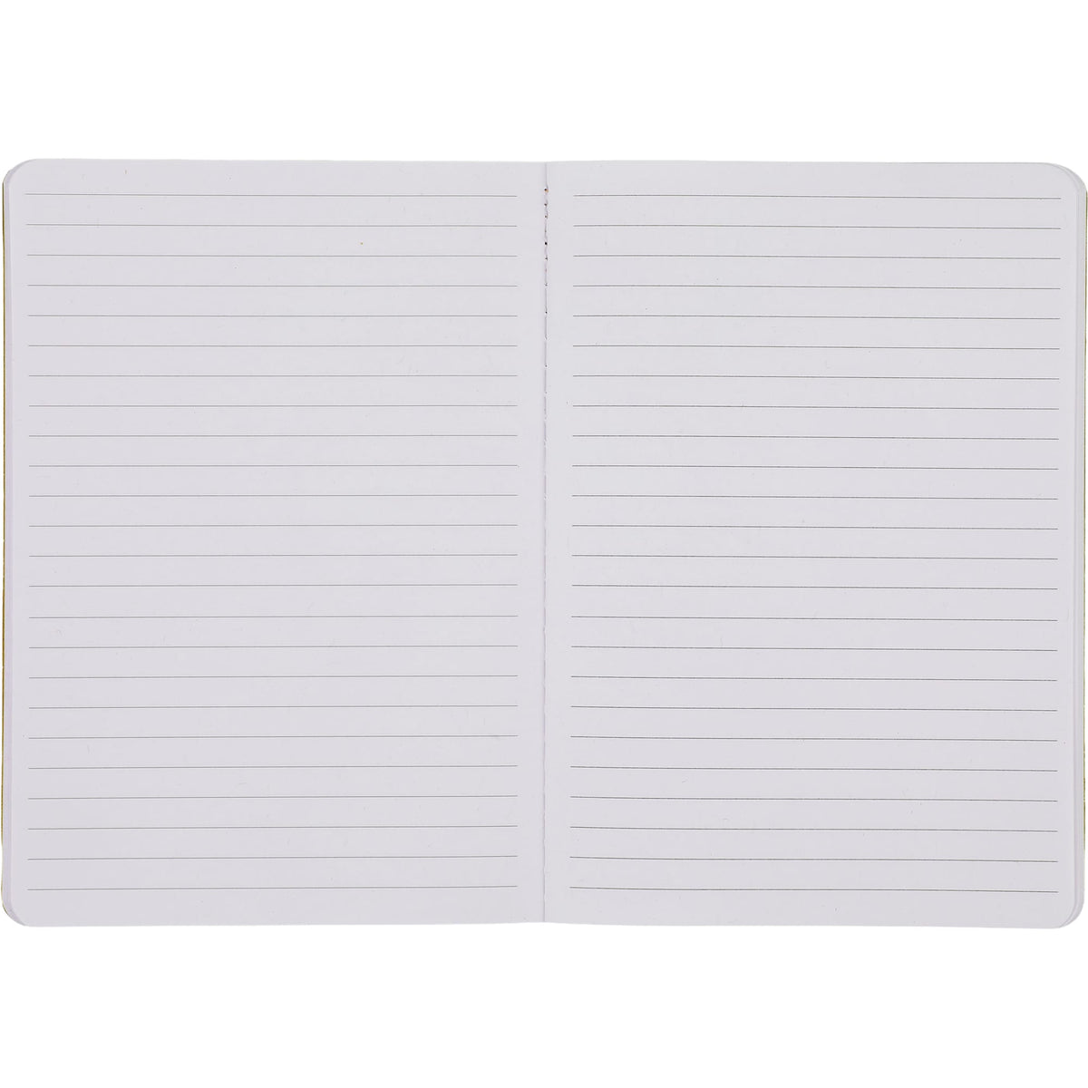 Thin Ruled Notebook with Paper Cover, 5 x 7 Inches - Natural - Front 2
