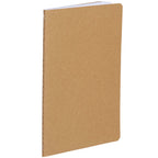 Thin Ruled Notebook with Paper Cover, 5 x 7 Inches - Natural - Right Angle