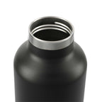 Thor Copper Insulated Bottle, 32 oz - Black - Top Open