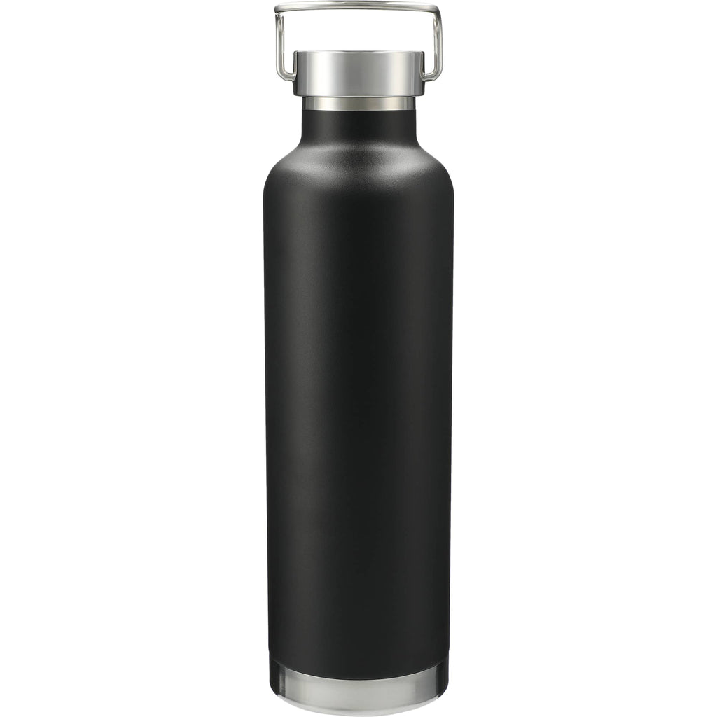 Thor Copper Insulated Bottle, 32 oz Full Color - Black - Back