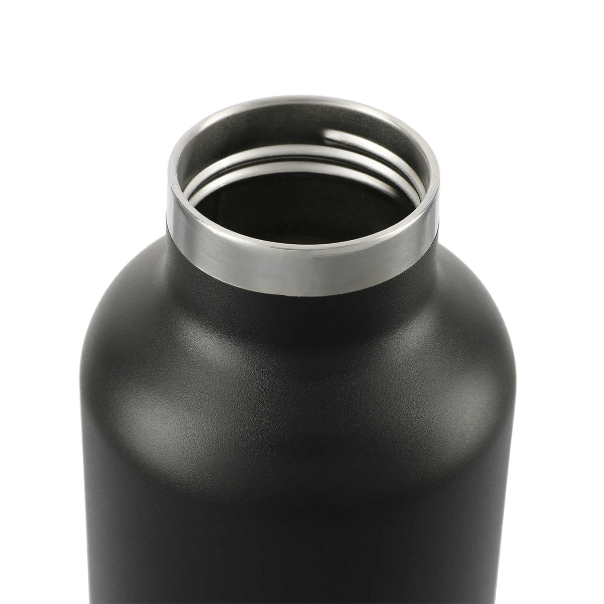 Thor Copper Insulated Bottle, 32 oz Full Color - Black - Top Open