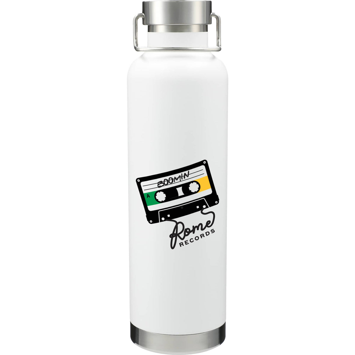 Thor Copper Insulated Bottle, 32 oz Full Color - White - Front 2