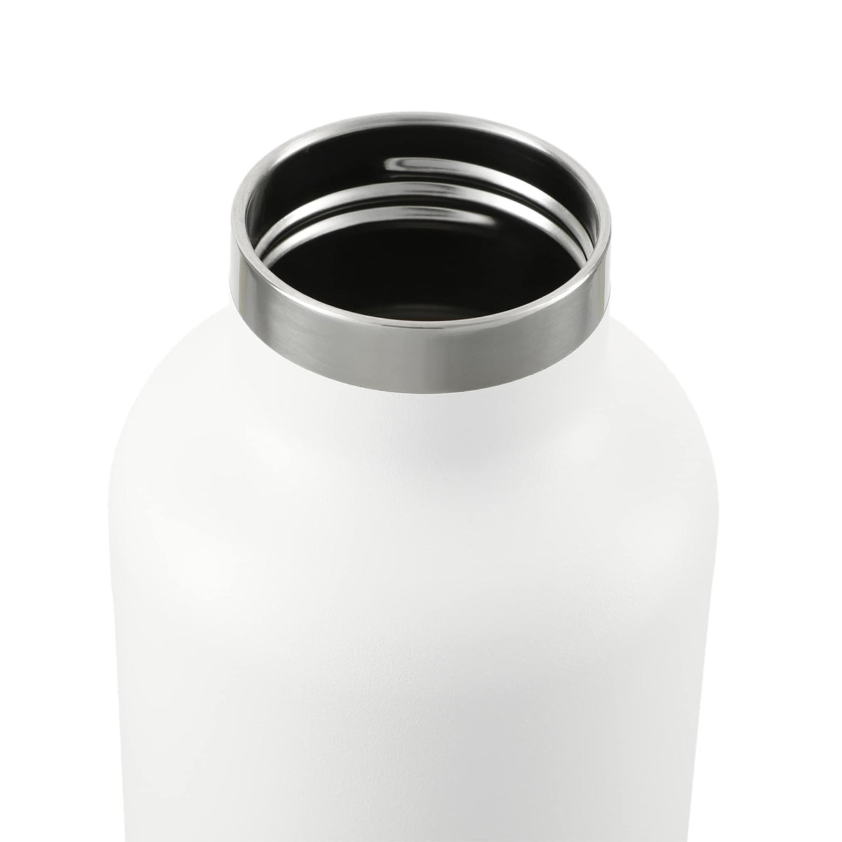 Thor Copper Insulated Bottle, 32 oz Full Color - White - Top Open