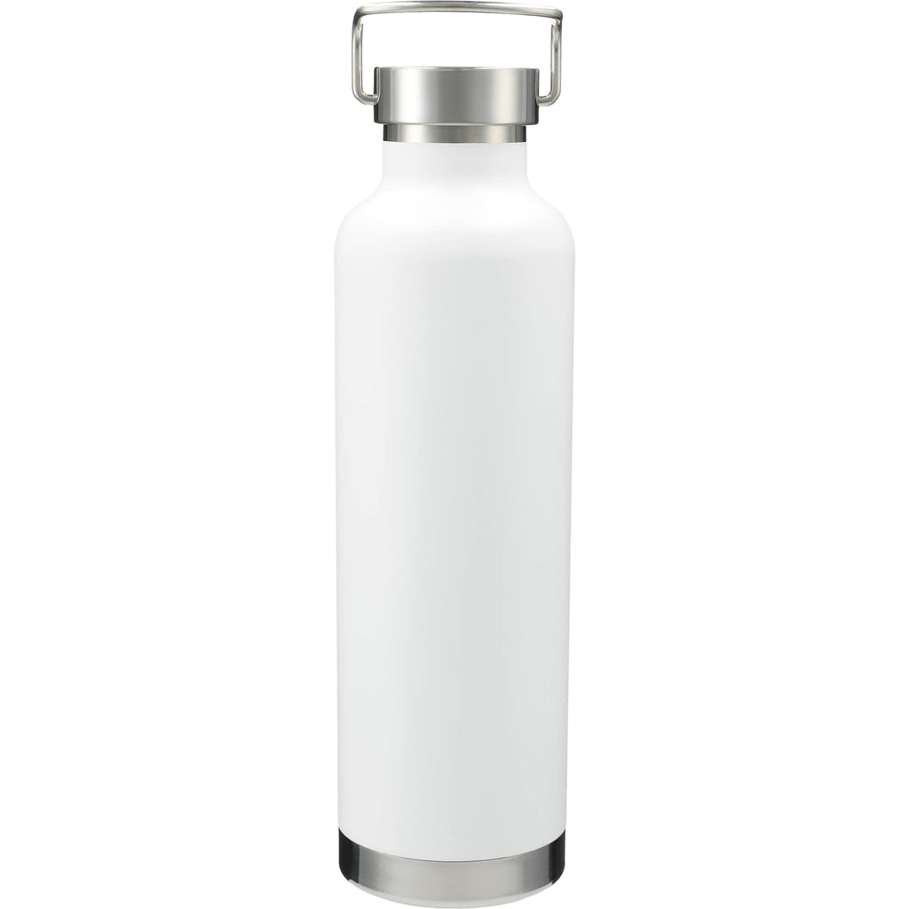 Thor Copper Insulated Bottle, 32 oz Laser Engraving - White - Back 2