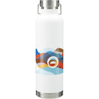 Thor Copper Insulated Bottle, 32 oz - White - Back