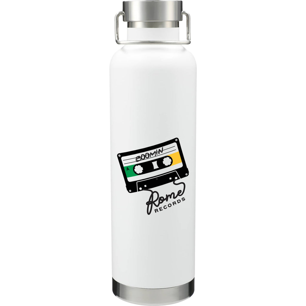 Thor Copper Insulated Bottle, 32 oz - White - Front 2