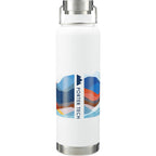 Thor Copper Insulated Bottle, 32 oz - White - Front