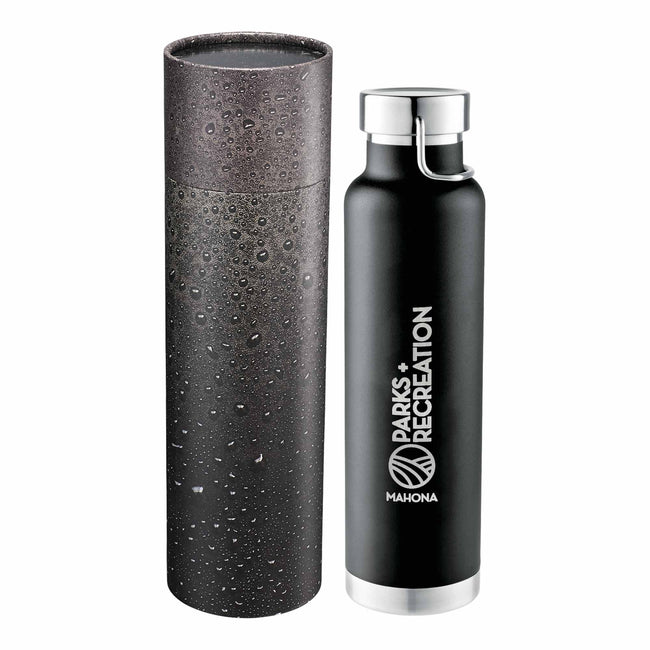 Thor Copper Insulated Bottle in a Gift Tube, 22 oz Full Color