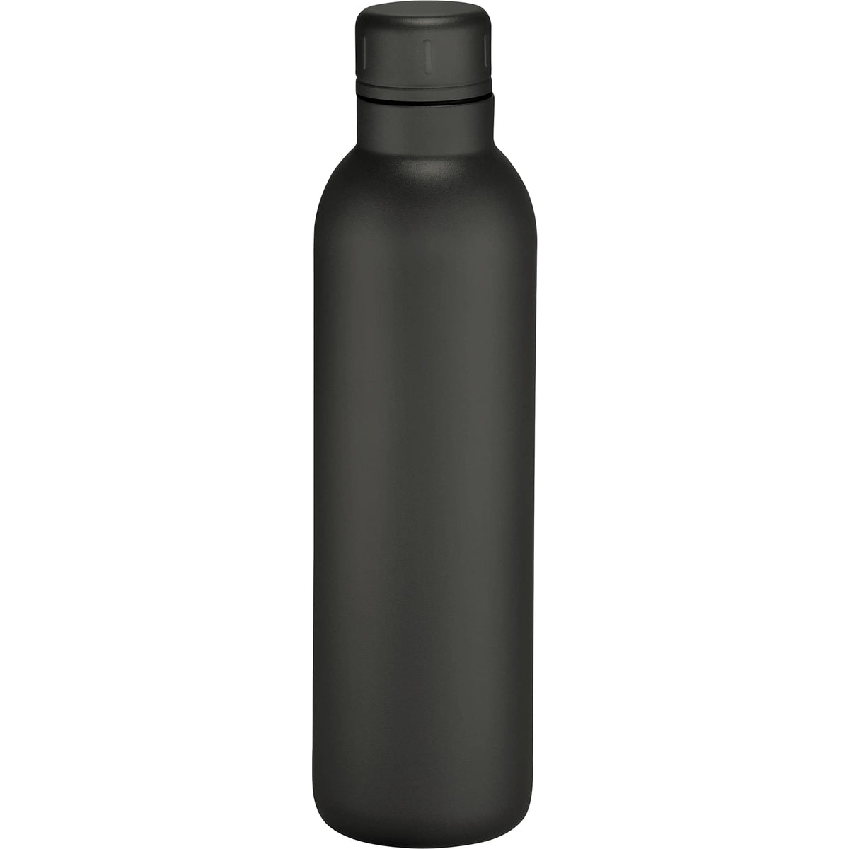 Thor Copper Insulated Bottle with Narrow Mouth, 17 oz - Black - Back