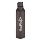 Thor Copper Insulated Bottle with Narrow Mouth, 17 oz - Black - Front 2