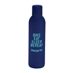 Thor Copper Insulated Bottle with Narrow Mouth, 17 oz - Navy - Front